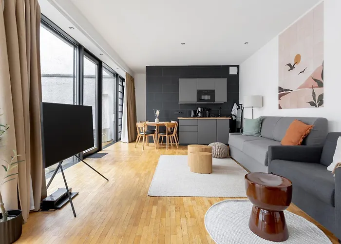 Apartmán Global Living - Design I Rathausplatz I Kitchen I